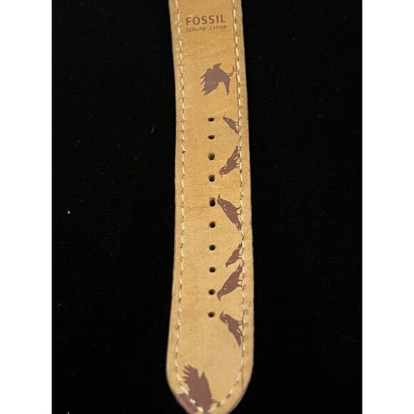 Fossil Peace Watch JR-1031 Purple Face Floating Dial - Picture 3 of 11